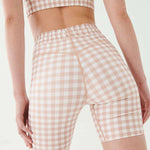 P.E Nation Extra Time Short in Print Biker Tayt