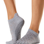 TOESOX Full Toe Low Rise Grip Socks Flurries Çorap