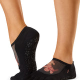 TOESOX Full Toe Luna Grip Socks Hibiscus Dreams Çorap