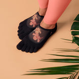 TOESOX Full Toe Luna Grip Socks Hibiscus Dreams Çorap