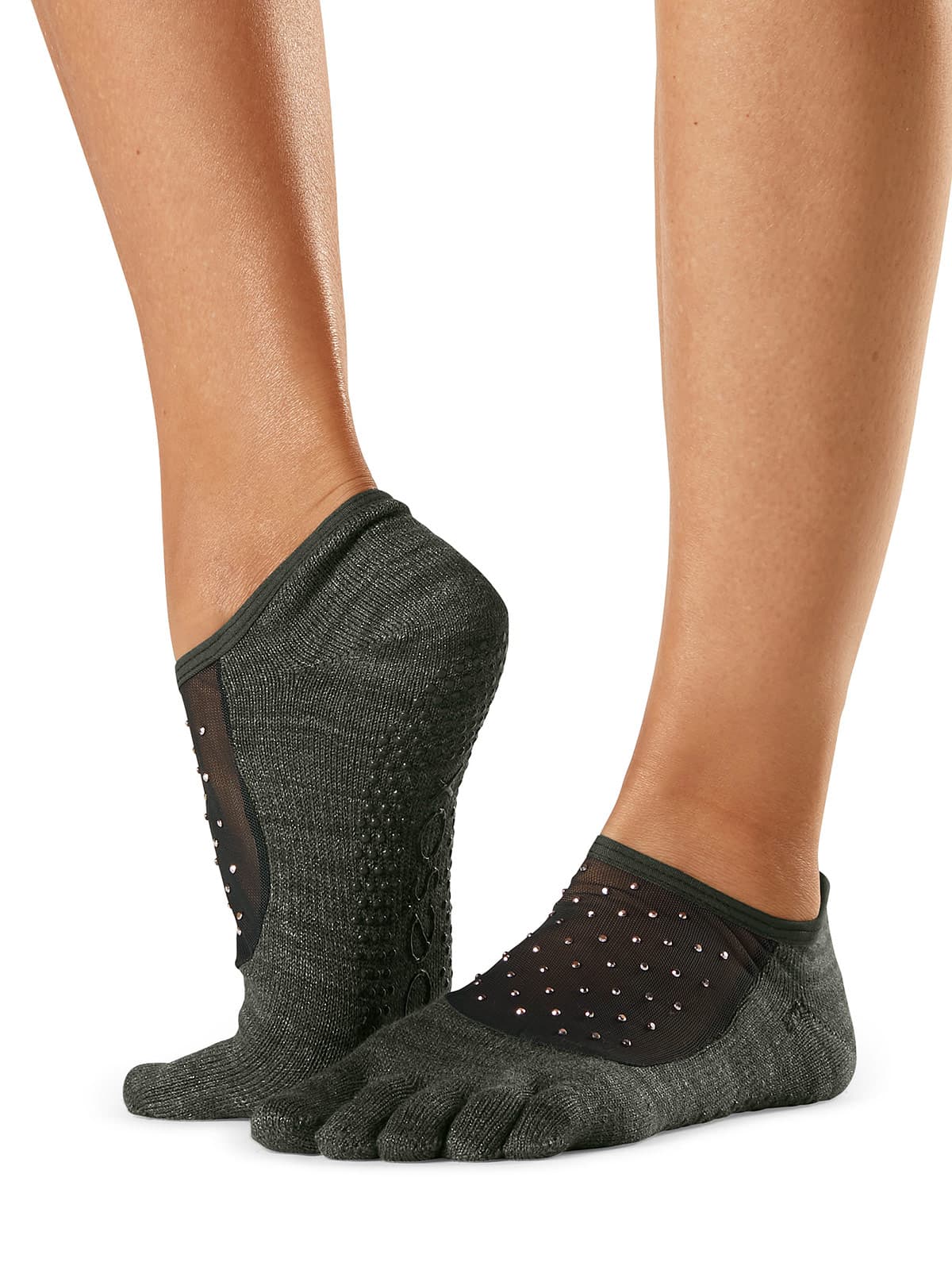 TOESOX Full Toe Luna Grip Socks Jade Twinkle Çorap