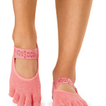 TOESOX Full Toe Mia Grip Socks Summer Sunset Çorap