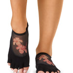 TOESOX Half Toe Luna Grip Socks Hibiscus Dreams Çorap