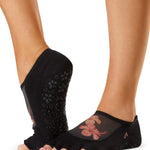 TOESOX Half Toe Luna Grip Socks Hibiscus Dreams Çorap