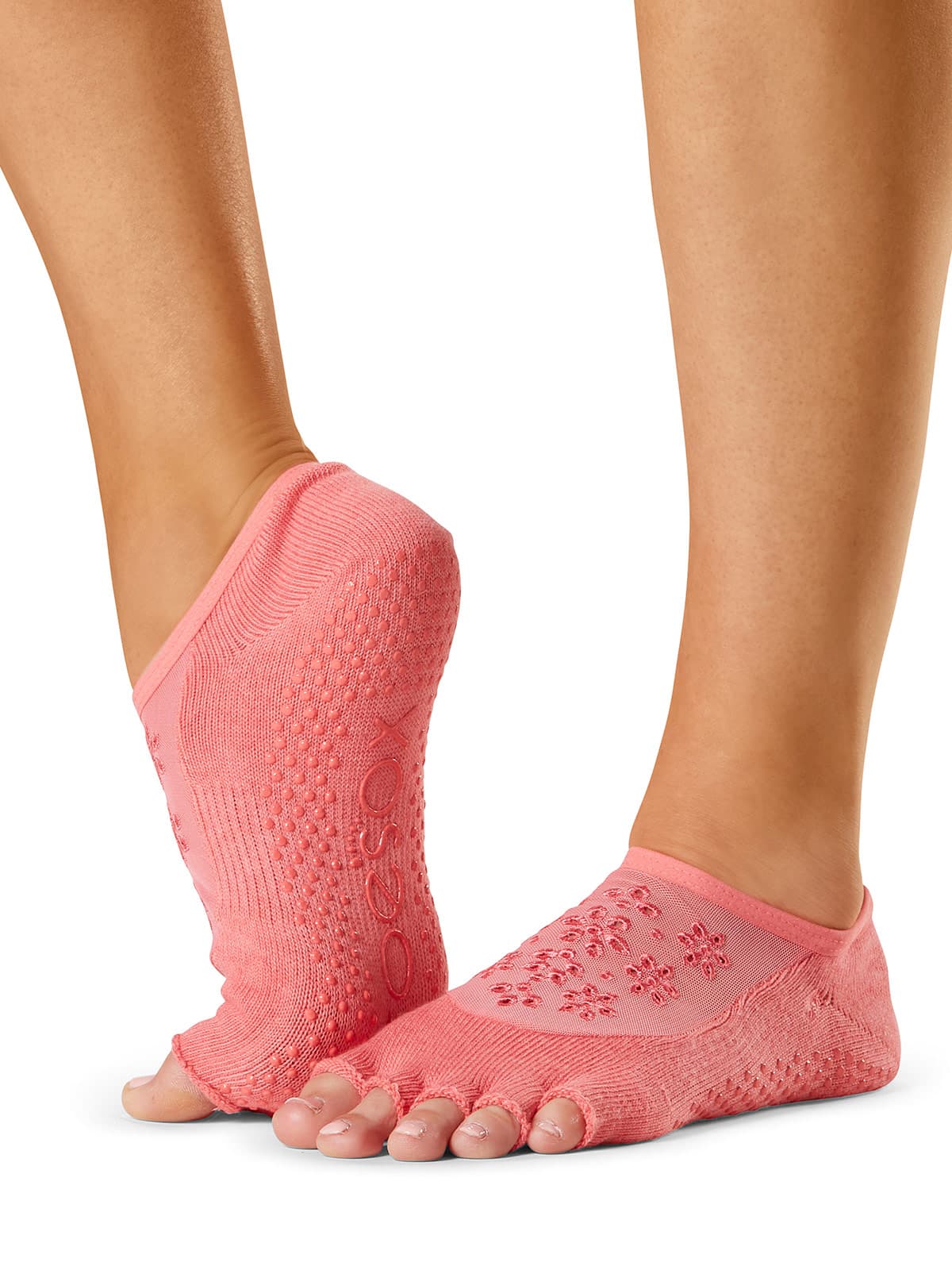 TOESOX Half Toe Luna Grip Socks Summer Sunset Çorap