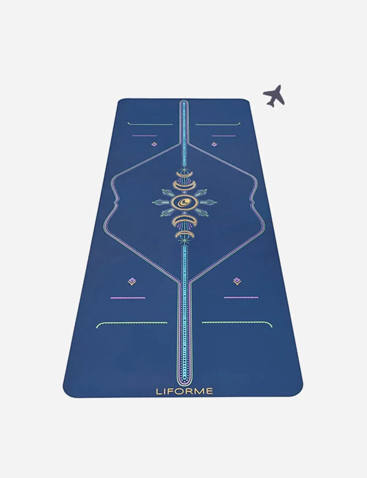 Liforme Liforme Cosmic Moon Dusk Blue 2mm Travel Mat