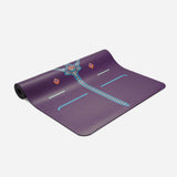 Liforme Liforme Mindful Garden Purple Floral 2mm Travel Mat