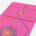 Liforme Liforme Yoga Pad Grateful Pink Rainbow Yoga Pedi