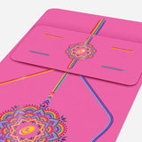 Liforme Liforme Yoga Pad Grateful Pink Rainbow Yoga Pedi