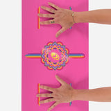 Liforme Liforme Yoga Pad Grateful Pink Rainbow Yoga Pedi