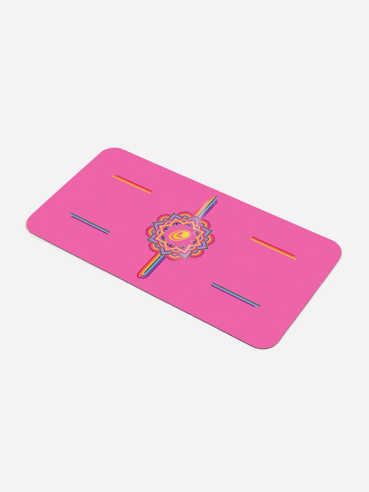 Liforme Liforme Yoga Pad Grateful Pink Rainbow Yoga Pedi