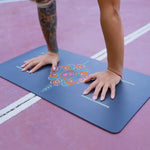 Liforme Liforme Yoga Pad Mindful Garden Grey Yoga Pedi