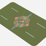 Liforme Liforme Yoga Pad Mindful Garden Olive Yoga Pedi