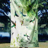 Essential Towel Microfiber Essential Towel Watercolour Jungle Havlu