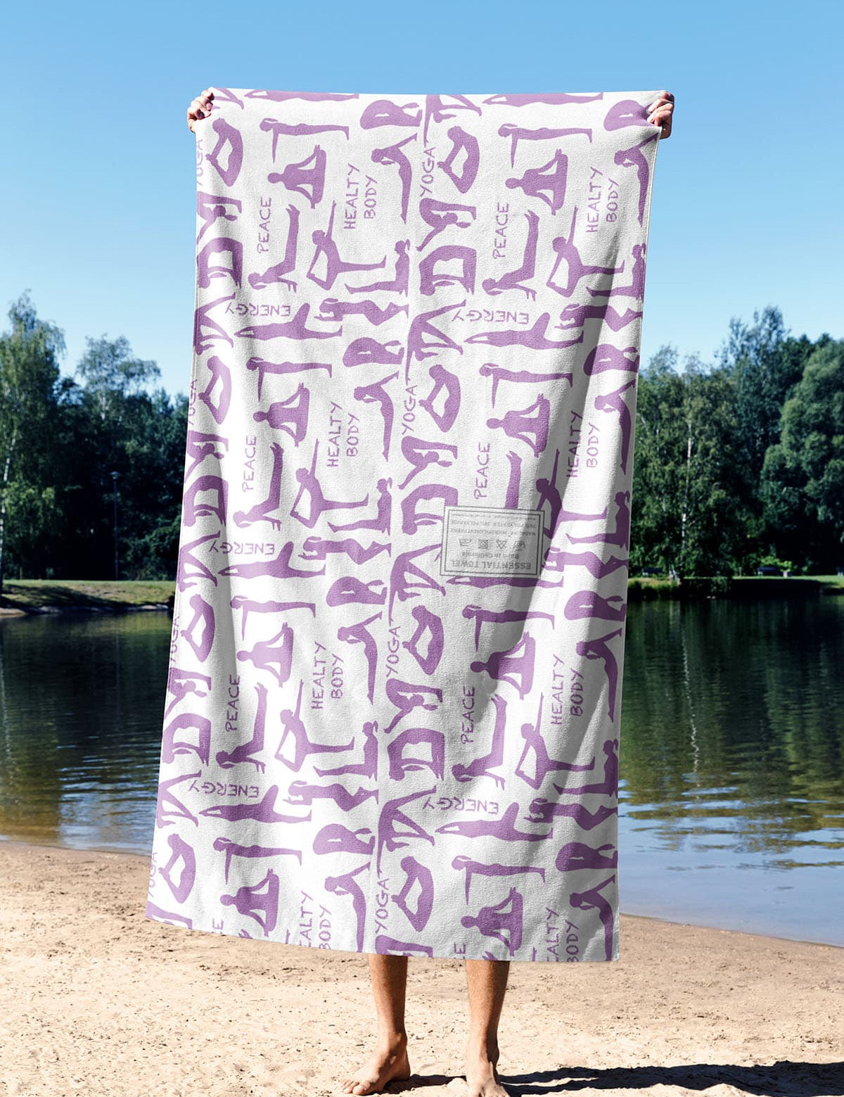 Essential Towel Microfiber Essential Towel Yoga Sunrise Havlu