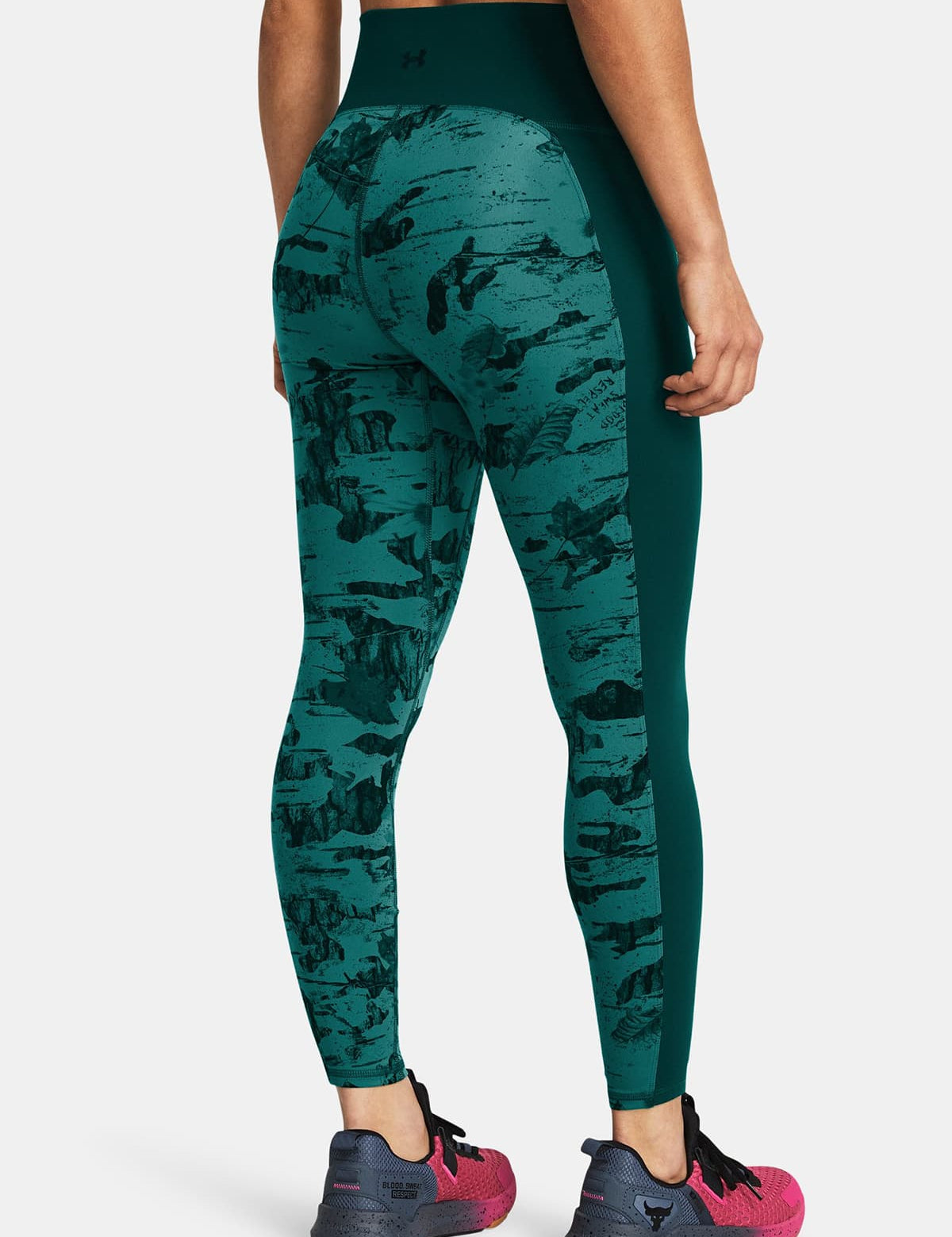 Under Armour Project Rock Let's Go Printed Ankle Leggings Spor Tayt