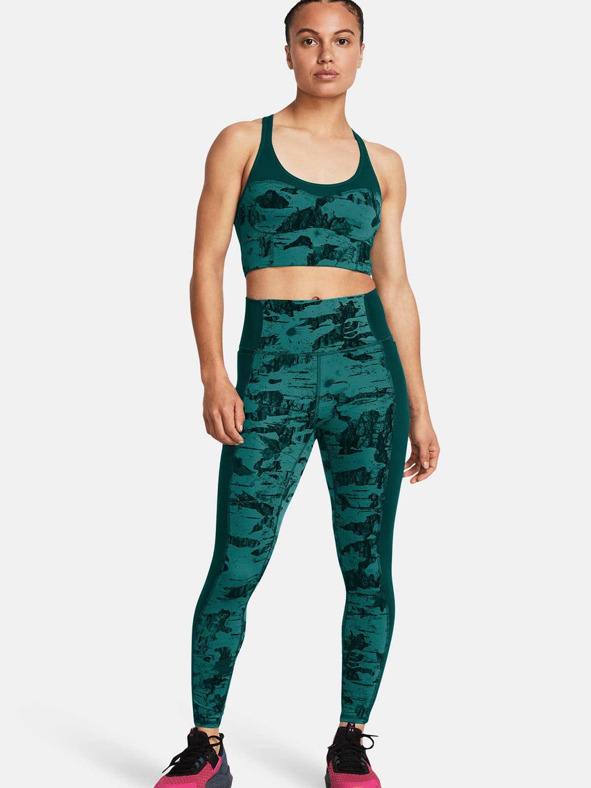 Under Armour Project Rock Let's Go Printed Ankle Leggings Spor Tayt