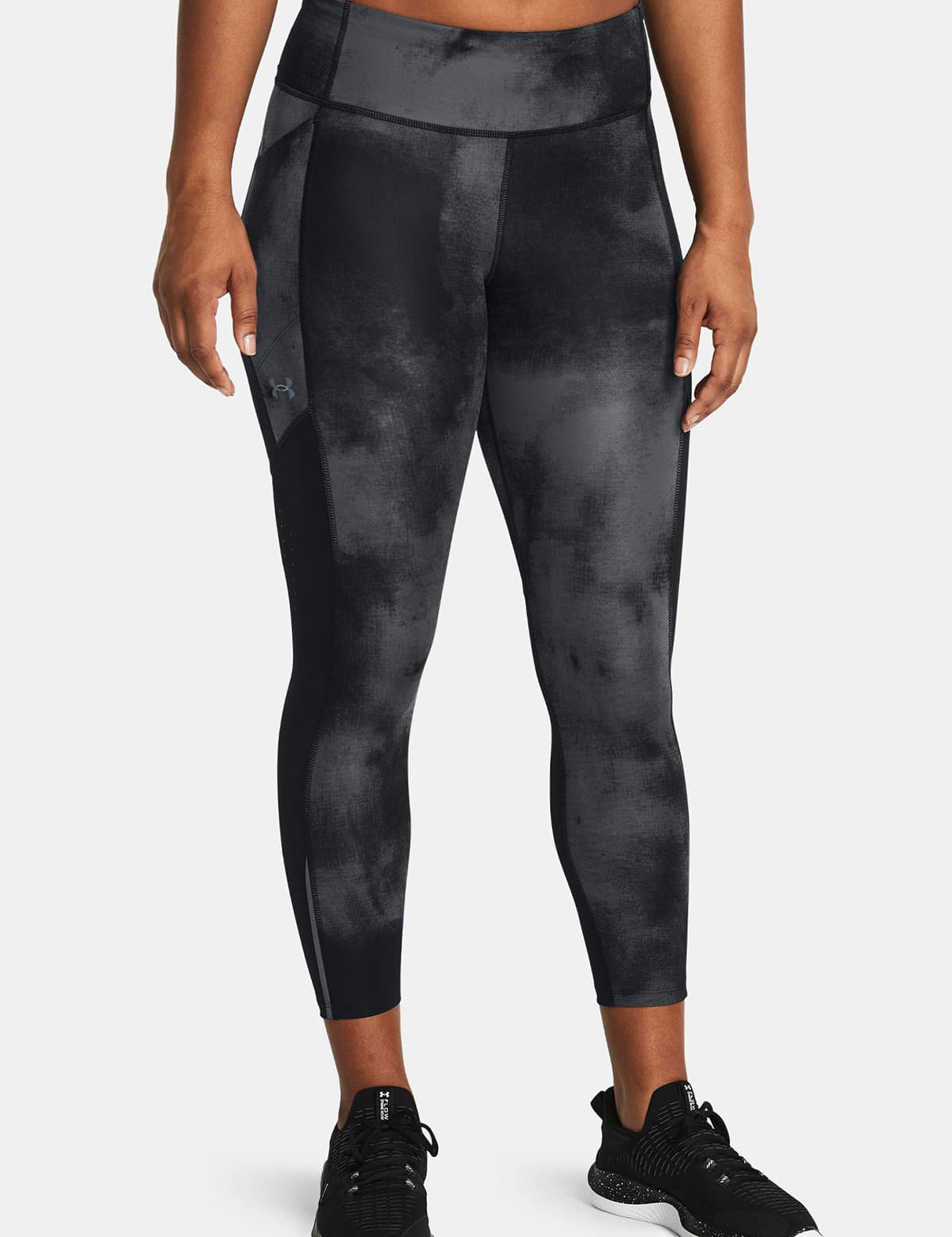 Under Armour UA Fly Fast 3.0 Printed Ankle Tights Spor Tayt