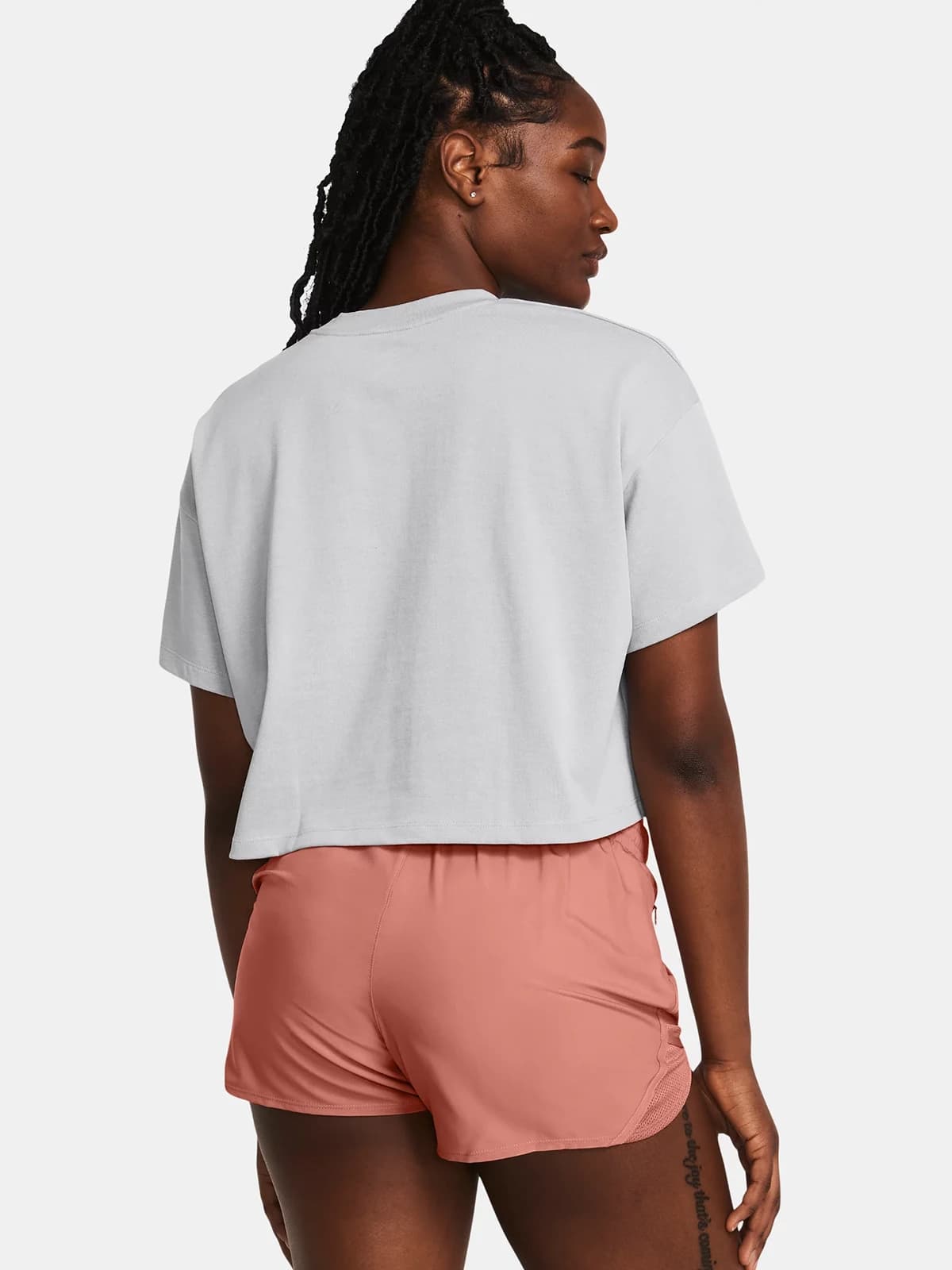 Under Armour UA Heavyweight Scripted Wordmark Crop Short Sleeve Tişört