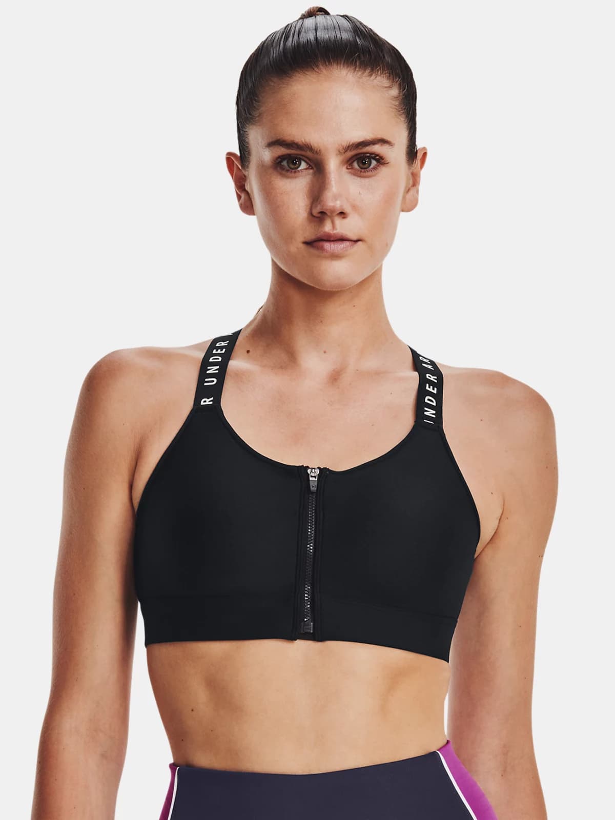 Under Armour UA Infinity High Zip Sports Bra Spor Sütyeni