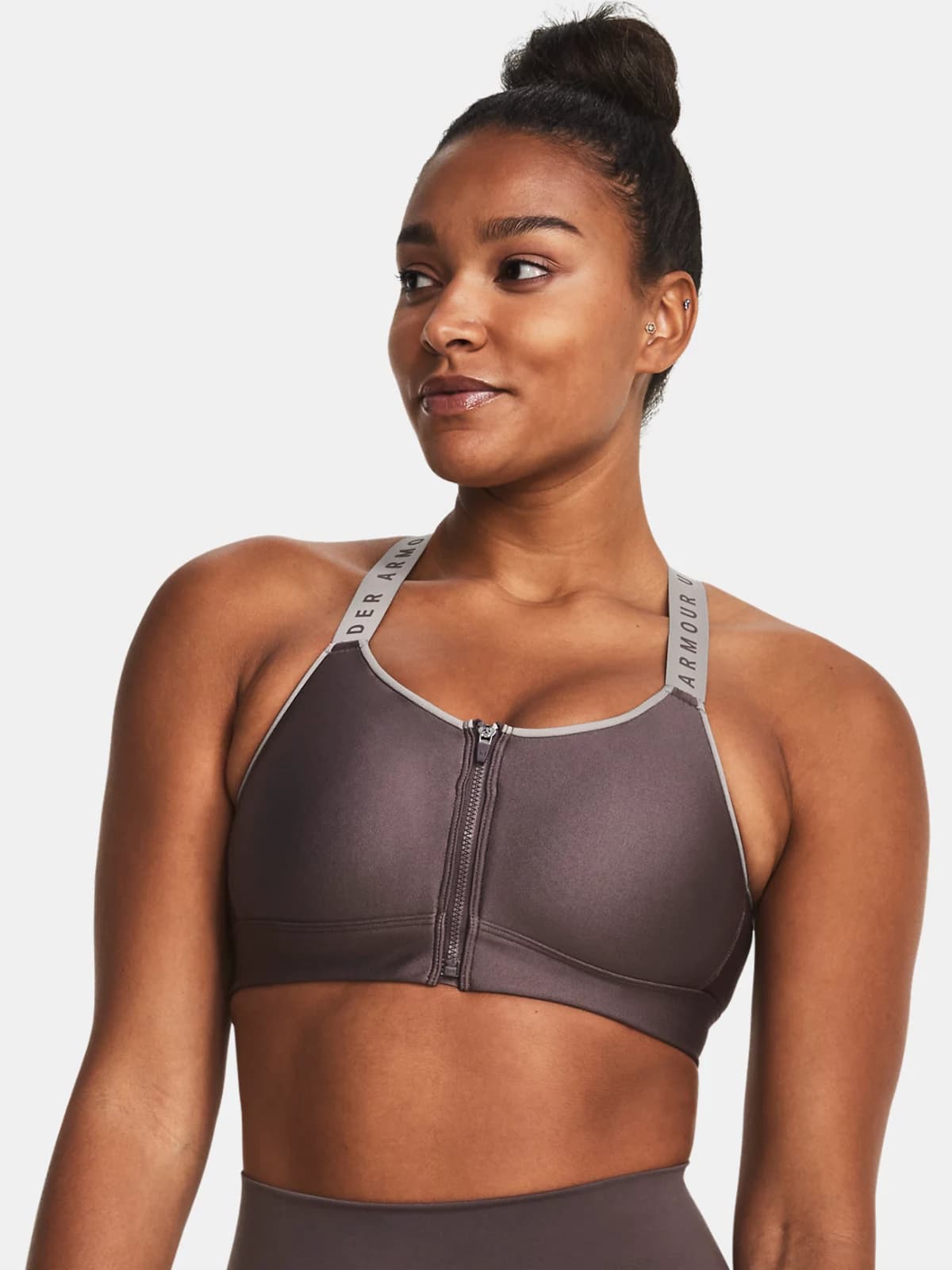 Under Armour UA Infinity High Zip Sports Bra Spor Sütyeni