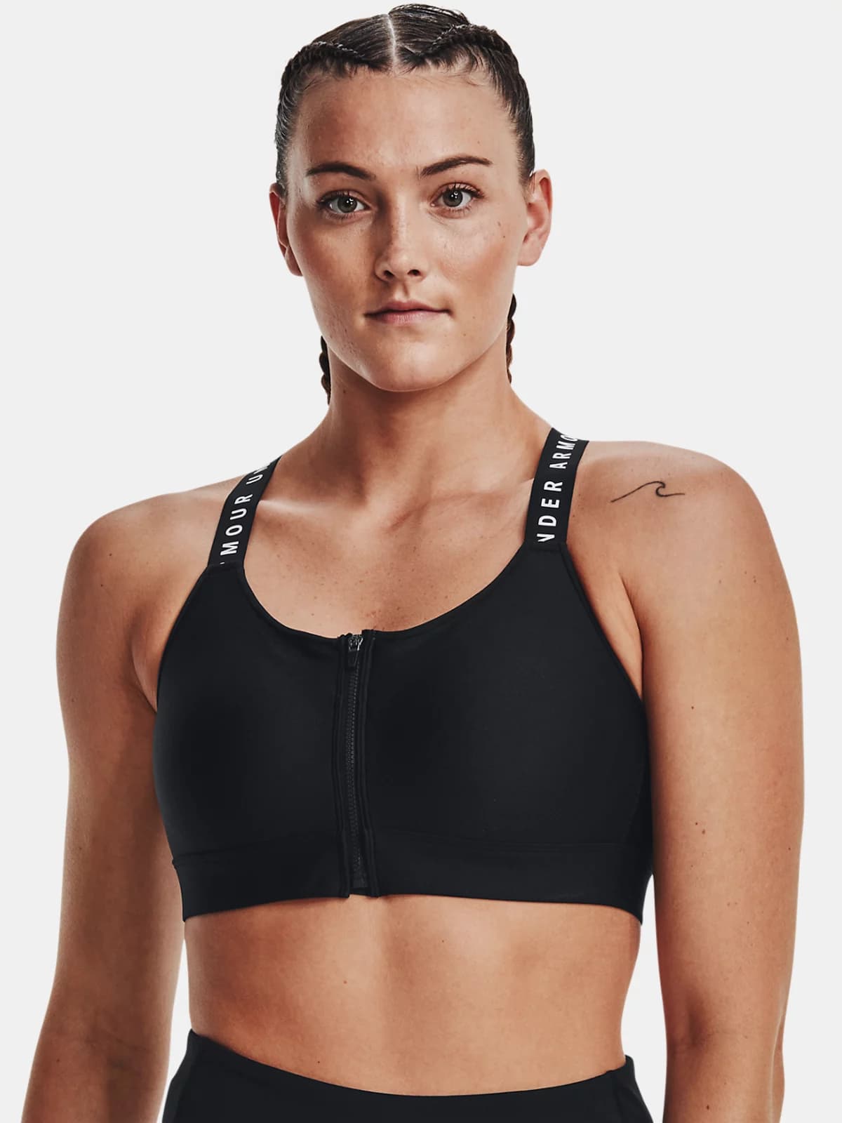 Under Armour UA Infinity High Zip Sports Bra Spor Sütyeni