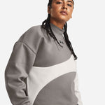 Under Armour UA Unstoppable Fleece Crop Crew Sweatshirt