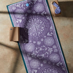 Manduka Yogitoes® Geija Purple Yoga Mat Havlusu