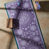 Manduka Yogitoes® Geija Purple Yoga Mat Havlusu