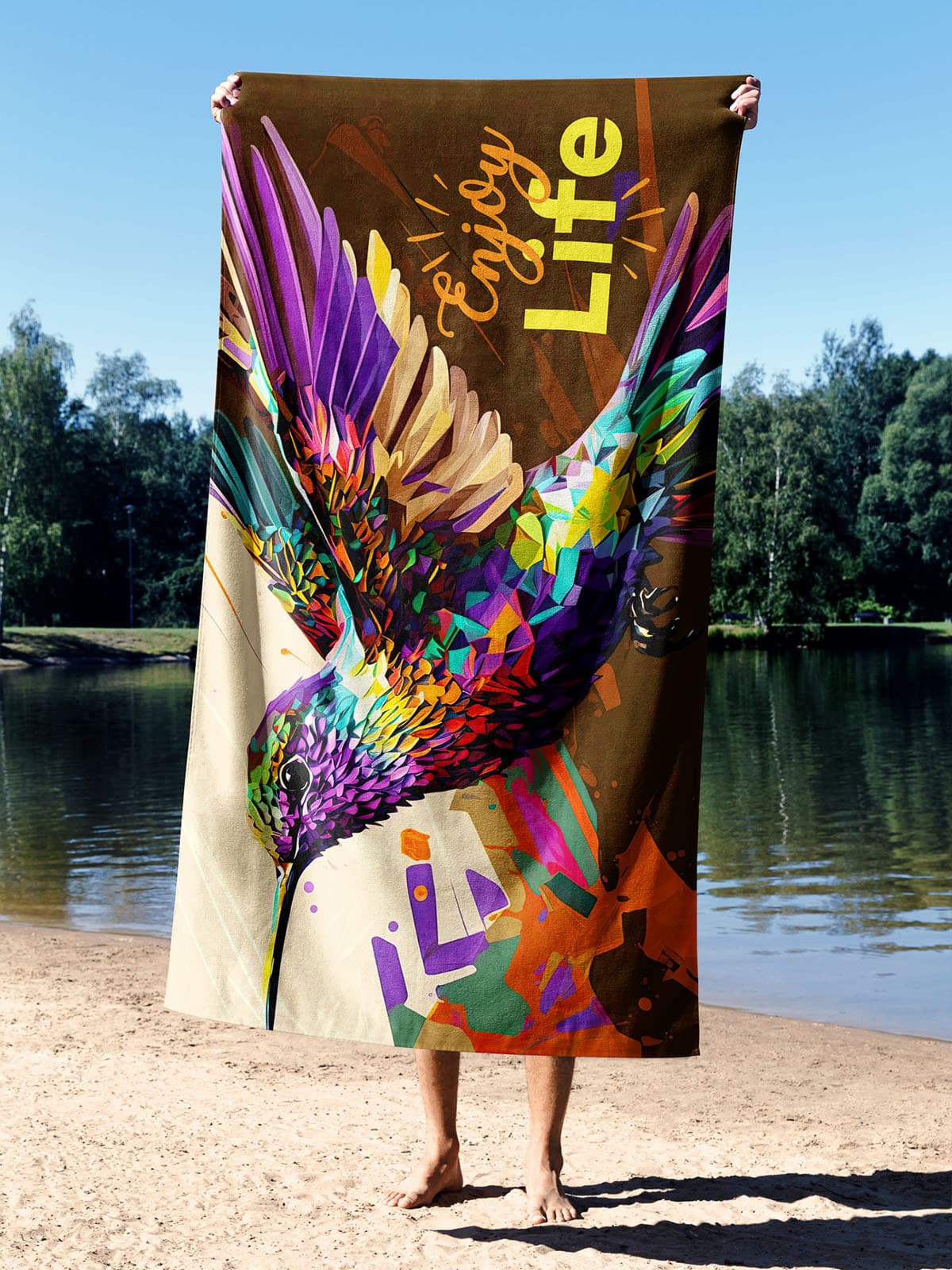 Essential Towel Enjoy Life Havlu 75x130cm 75bt005 1