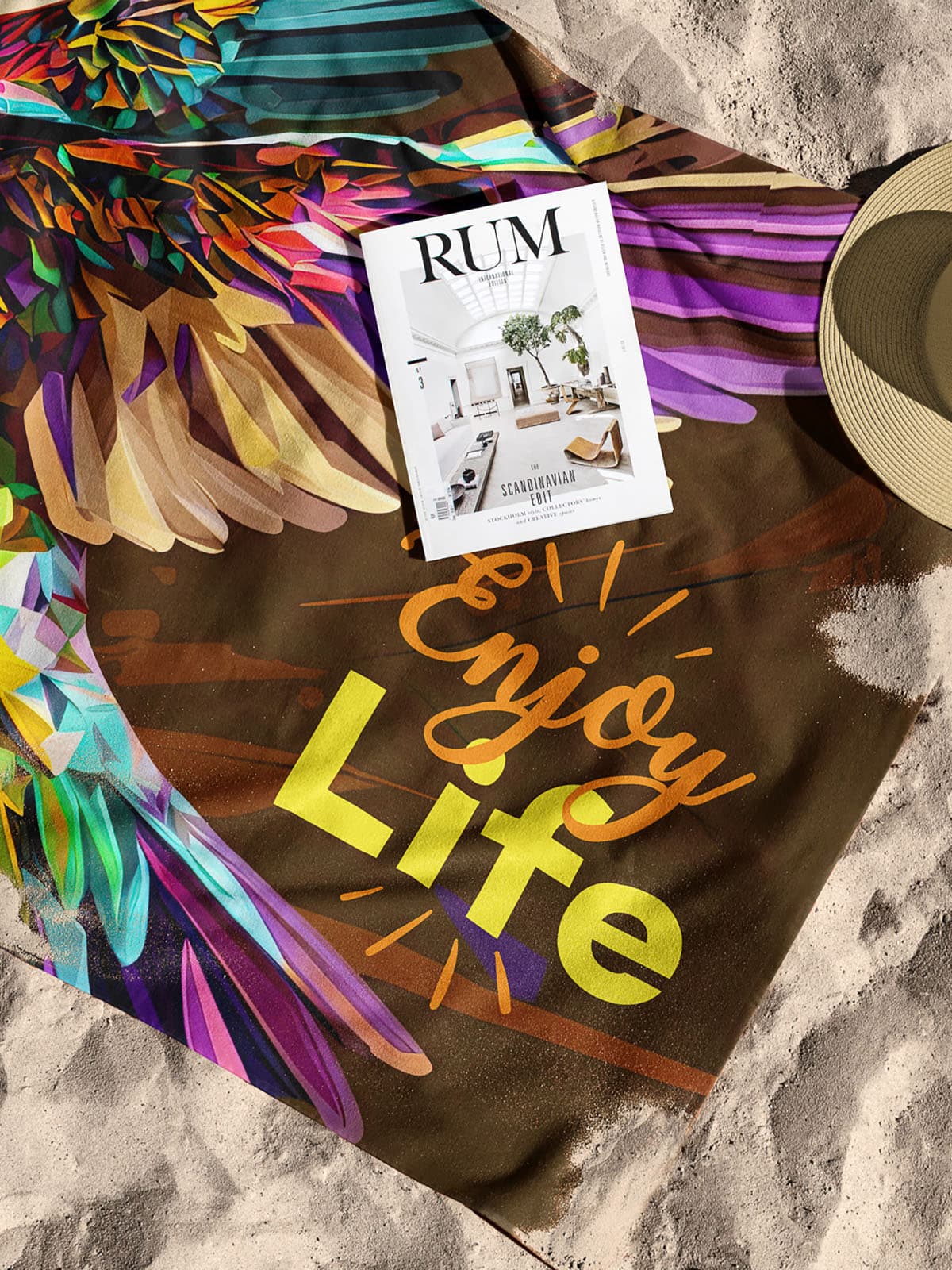 Essential Towel Enjoy Life Havlu 75x130cm 75bt005 5