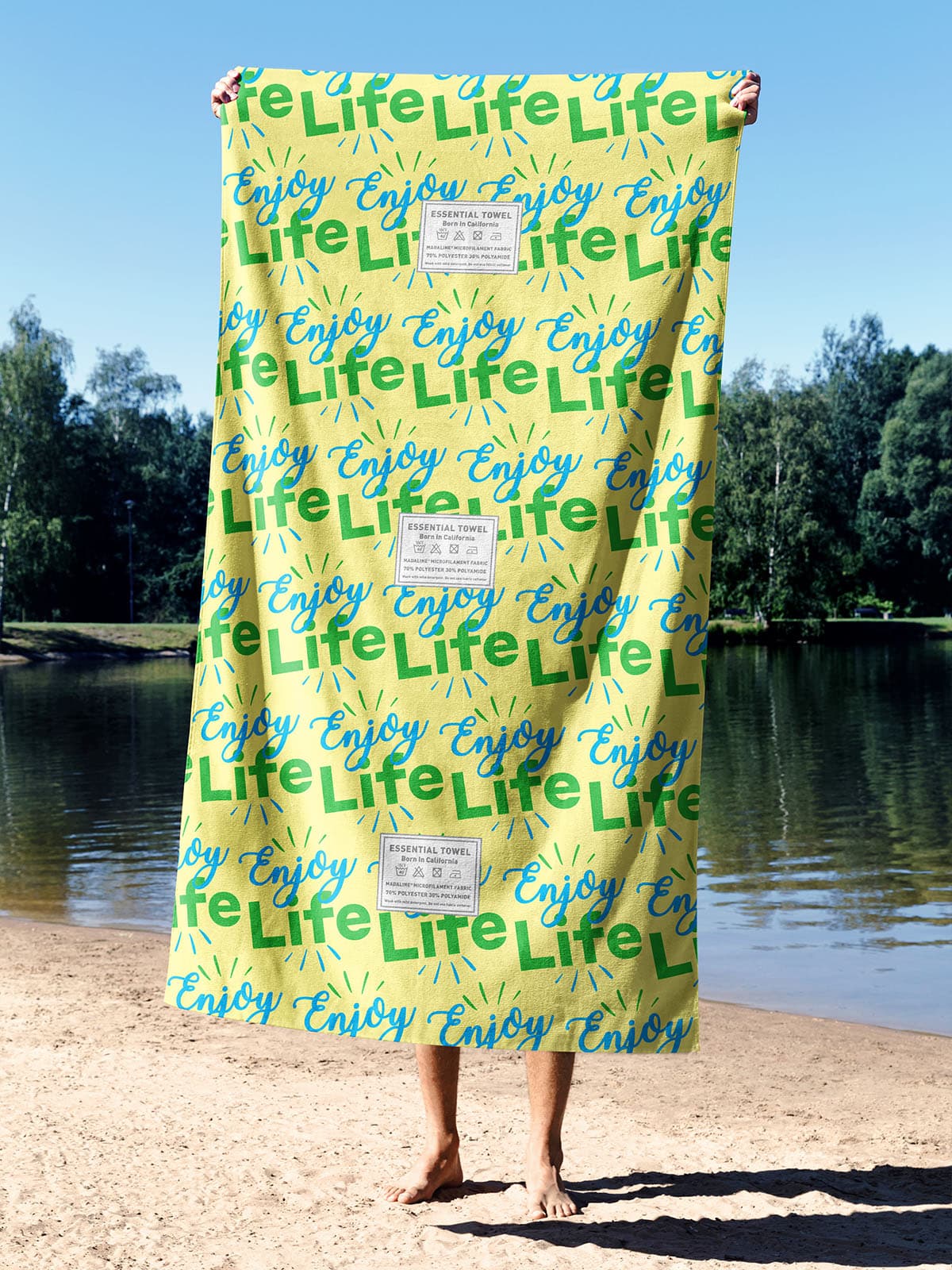 Essential Towel Enjoy Life Havlu 75x130cm 75bt005 3