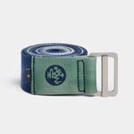 Manduka AligN Yoga Strap Blue Toad Tie Dye Yoga Kemeri