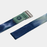 Manduka AligN Yoga Strap Blue Toad Tie Dye Yoga Kemeri