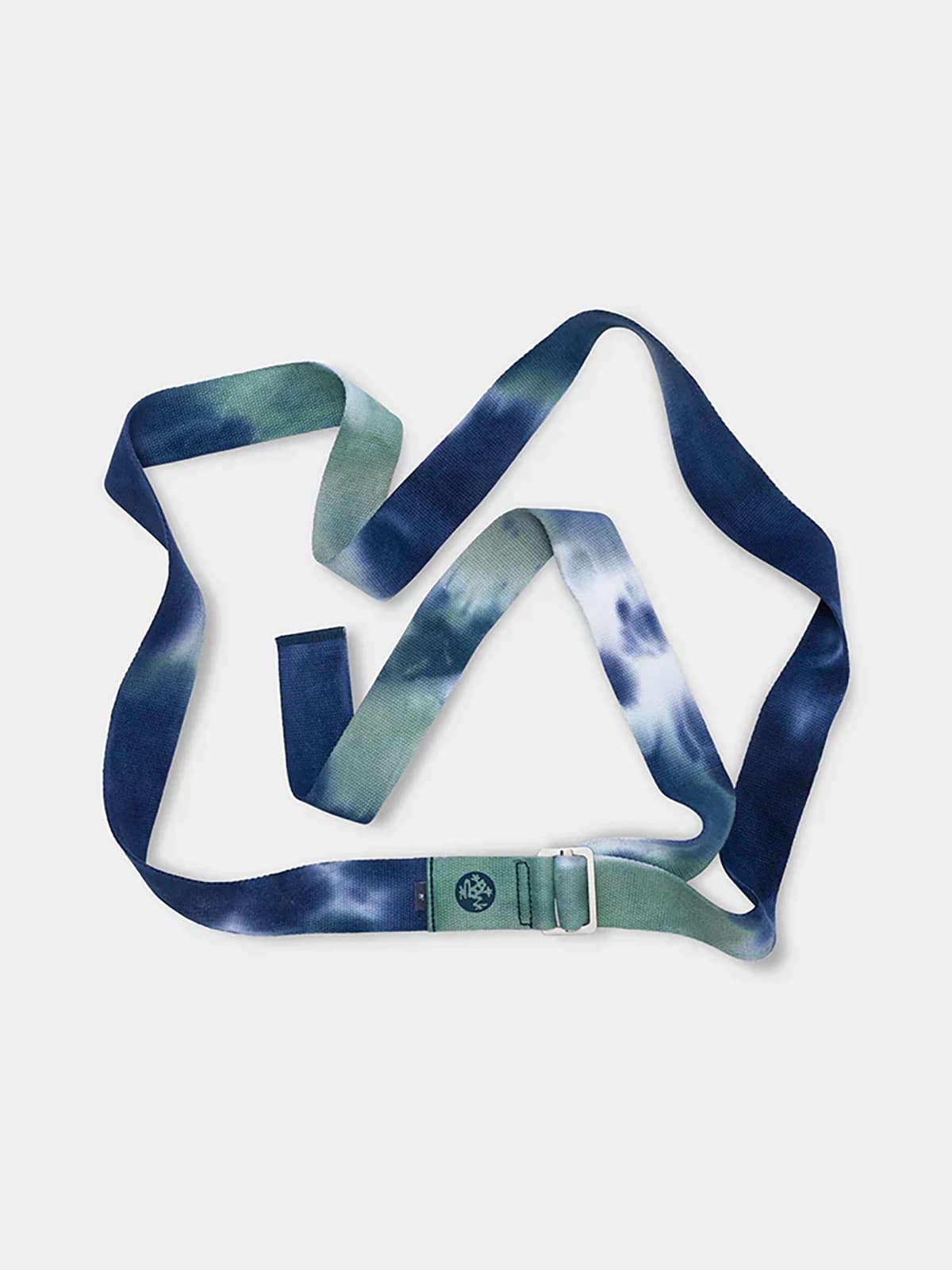 Manduka AligN Yoga Strap Blue Toad Tie Dye Yoga Kemeri