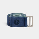 Manduka AligN Yoga Strap Blue Toad Tie Dye Yoga Kemeri