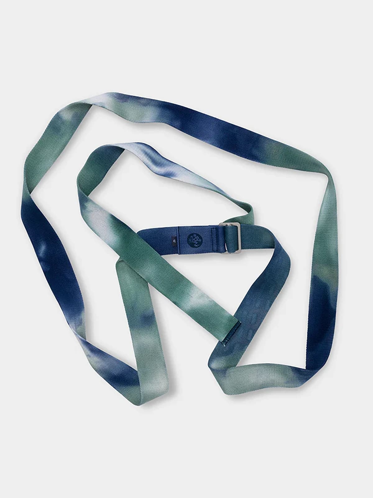 Manduka AligN Yoga Strap Blue Toad Tie Dye Yoga Kemeri