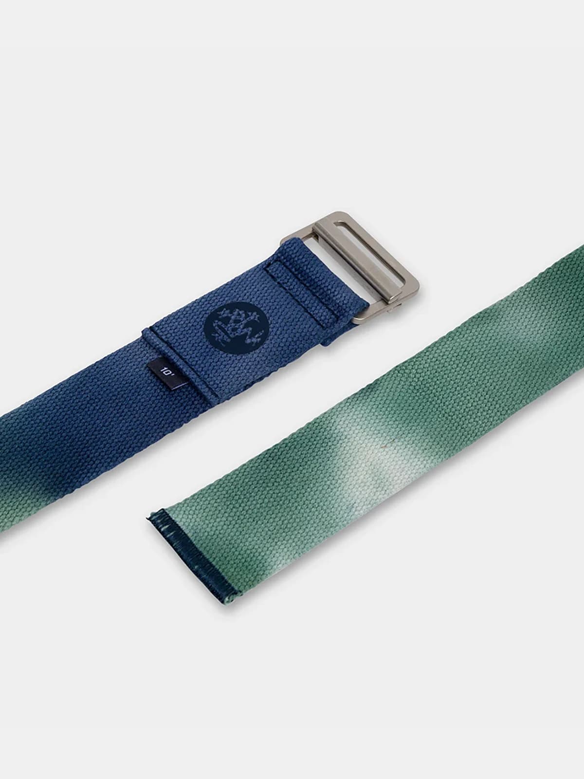 Manduka AligN Yoga Strap Blue Toad Tie Dye Yoga Kemeri