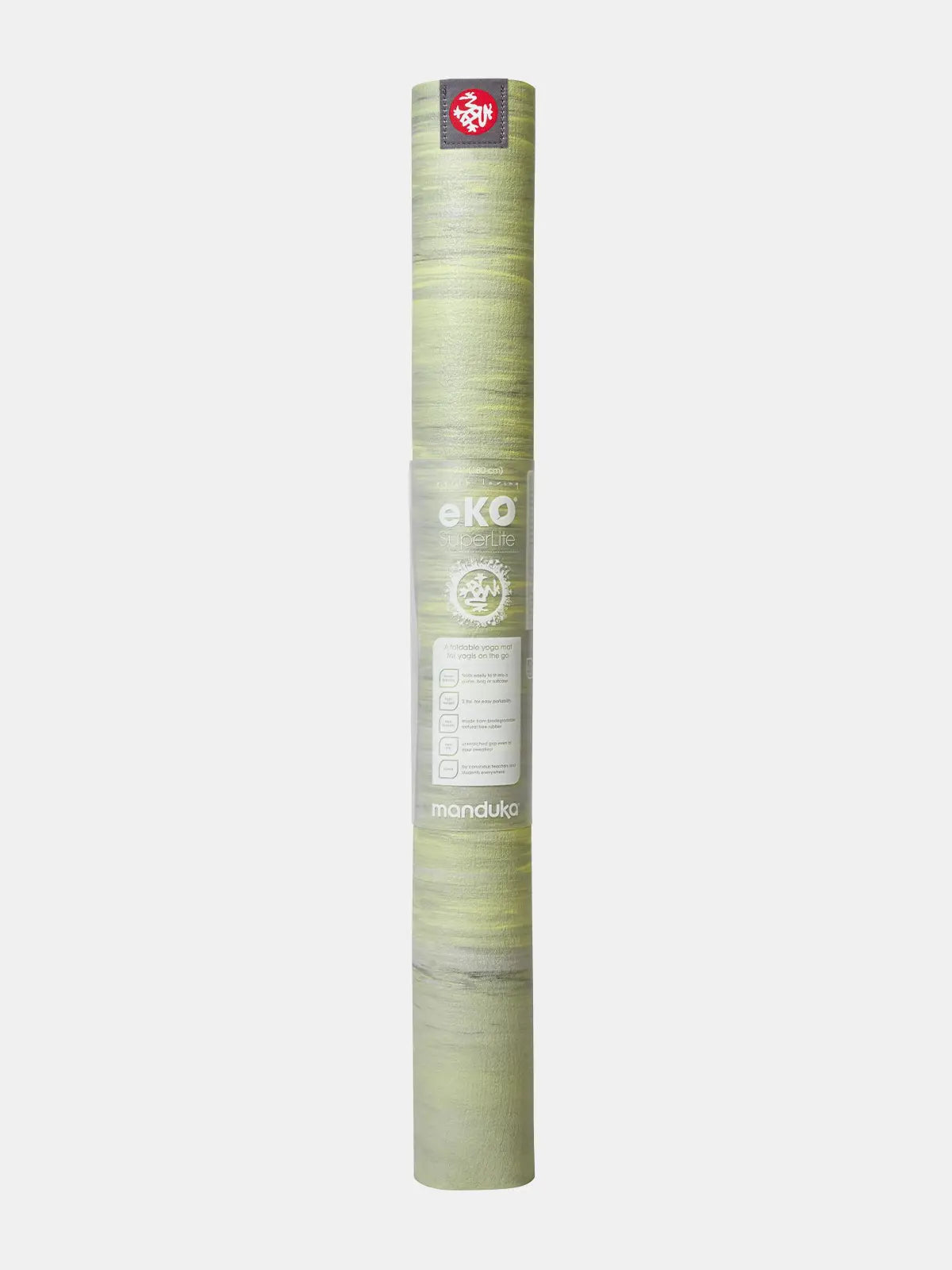 Manduka eKO® Superlite Limelight Marbled Travel Mat