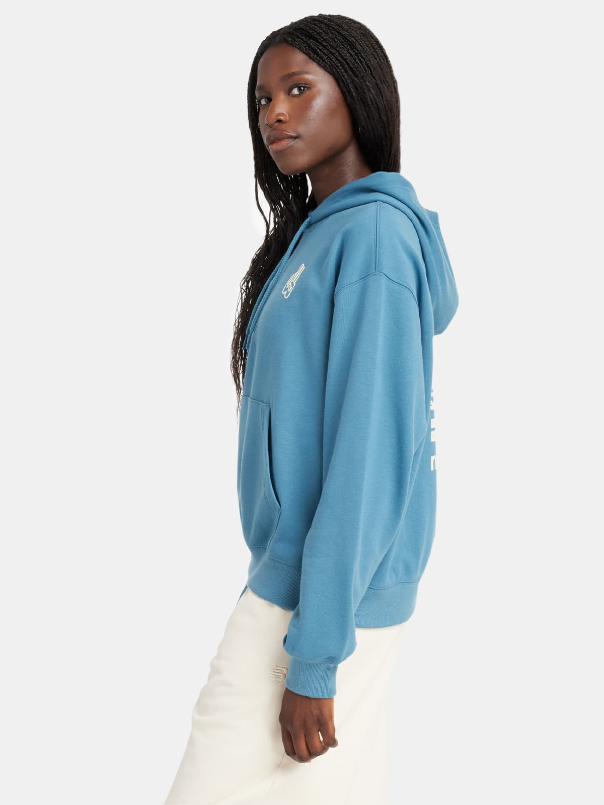 New Balance NB French Terry Oversized Peace Hoodie Sweatshirt