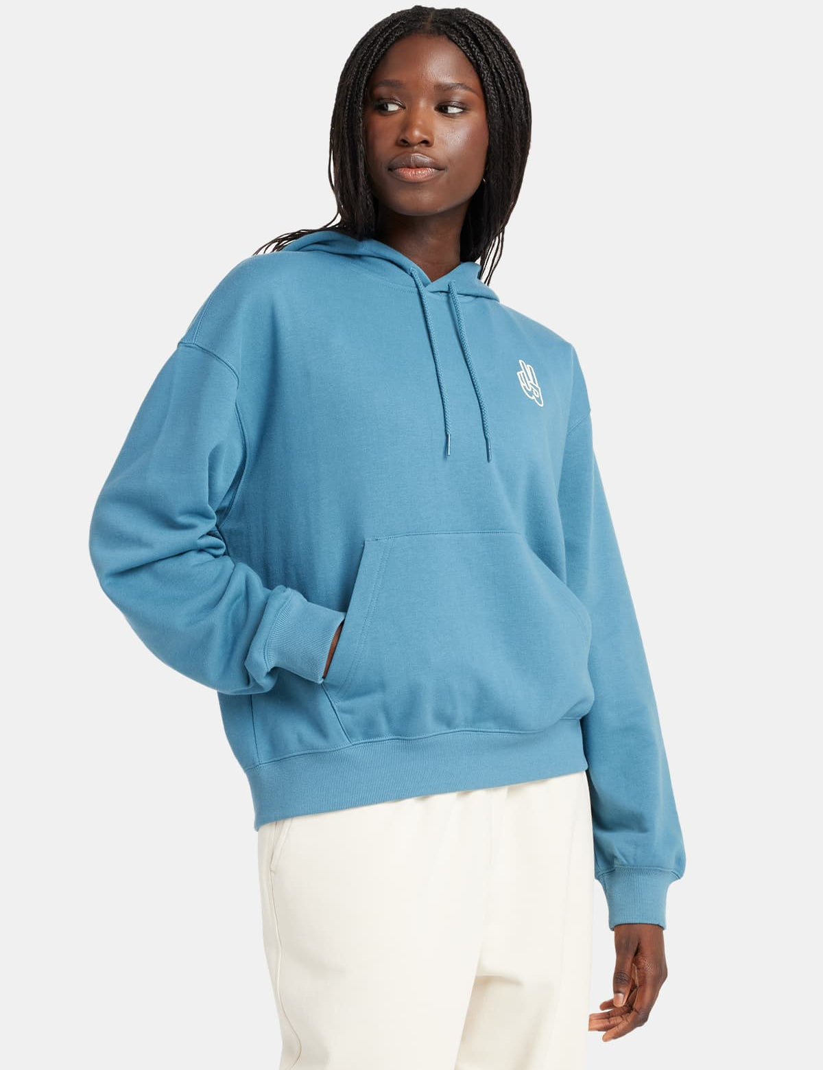 New Balance NB French Terry Oversized Peace Hoodie Sweatshirt