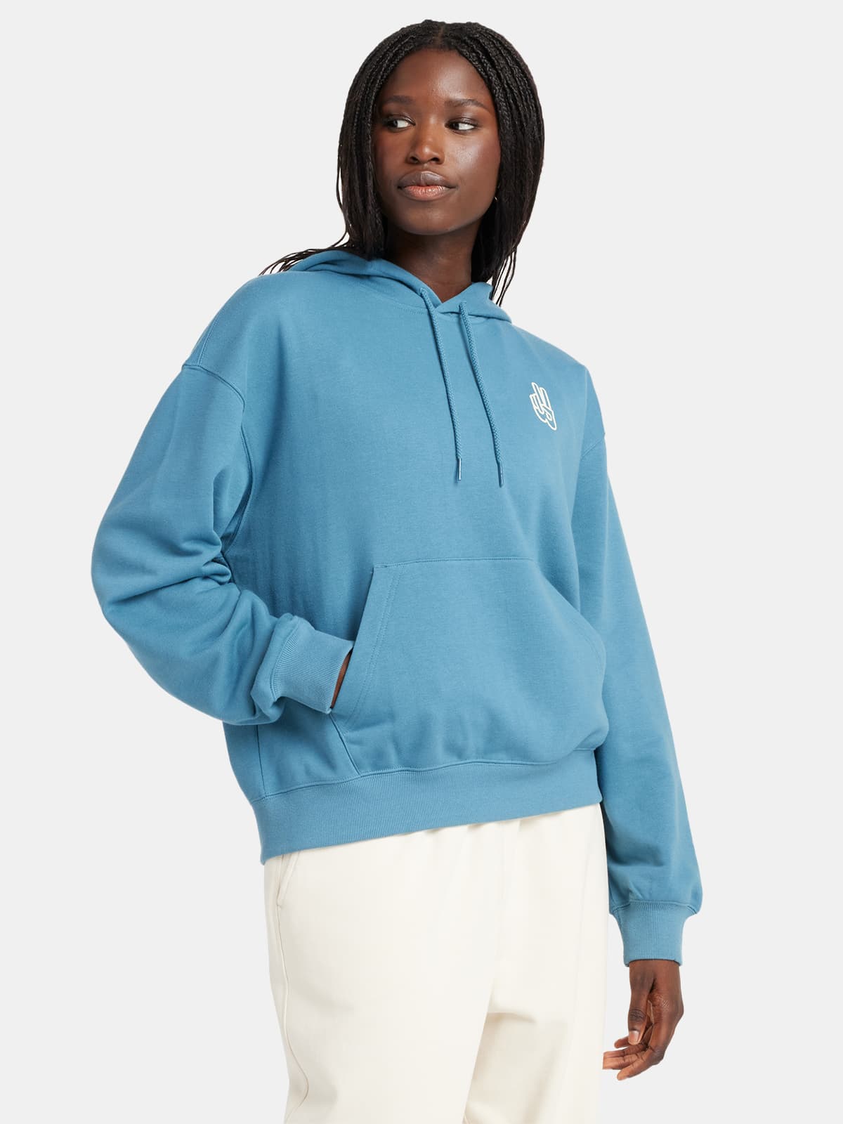 New Balance NB French Terry Oversized Peace Hoodie Sweatshirt