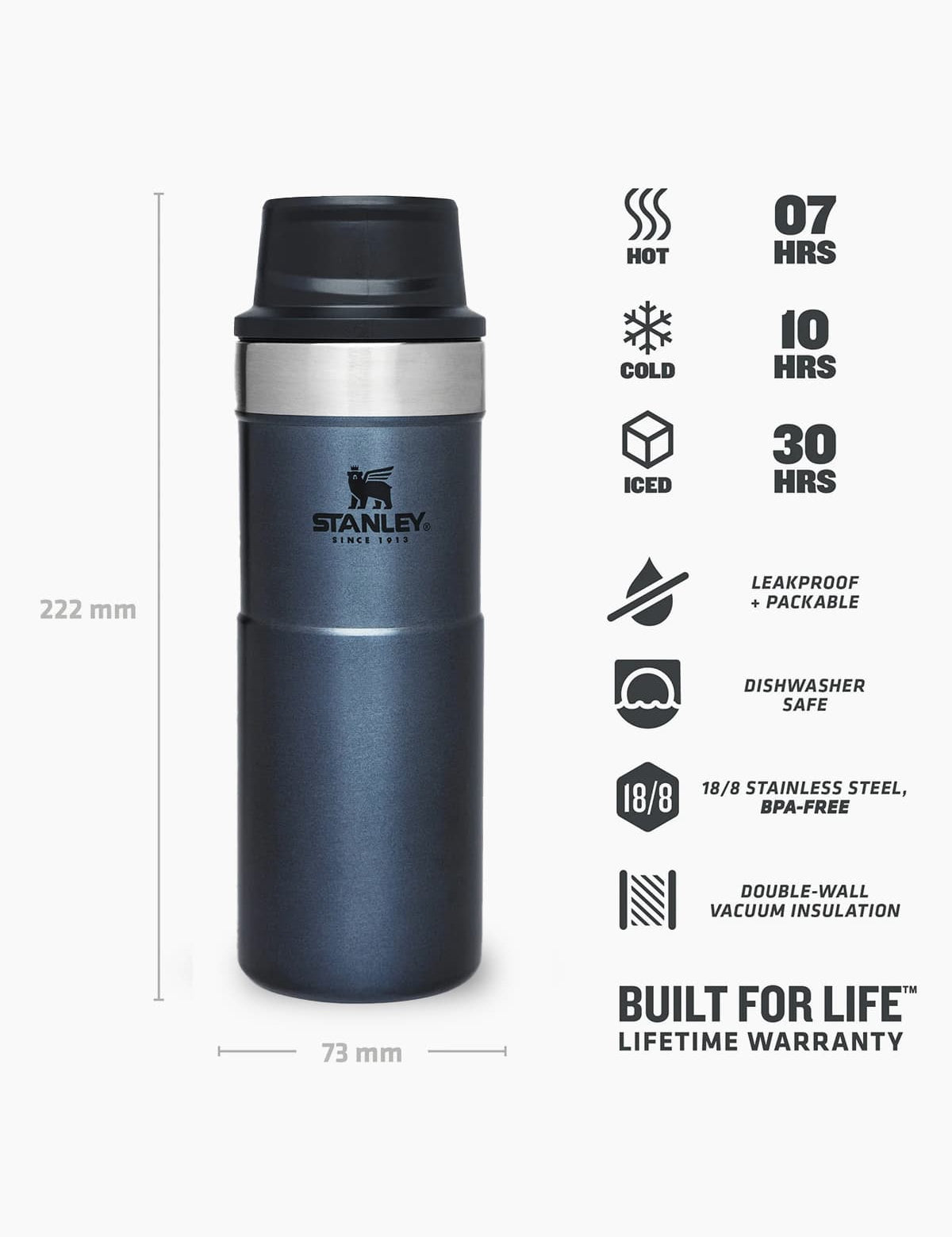 Stanley Classic Trigger-Action Travel Mug 0.47L Termos-2