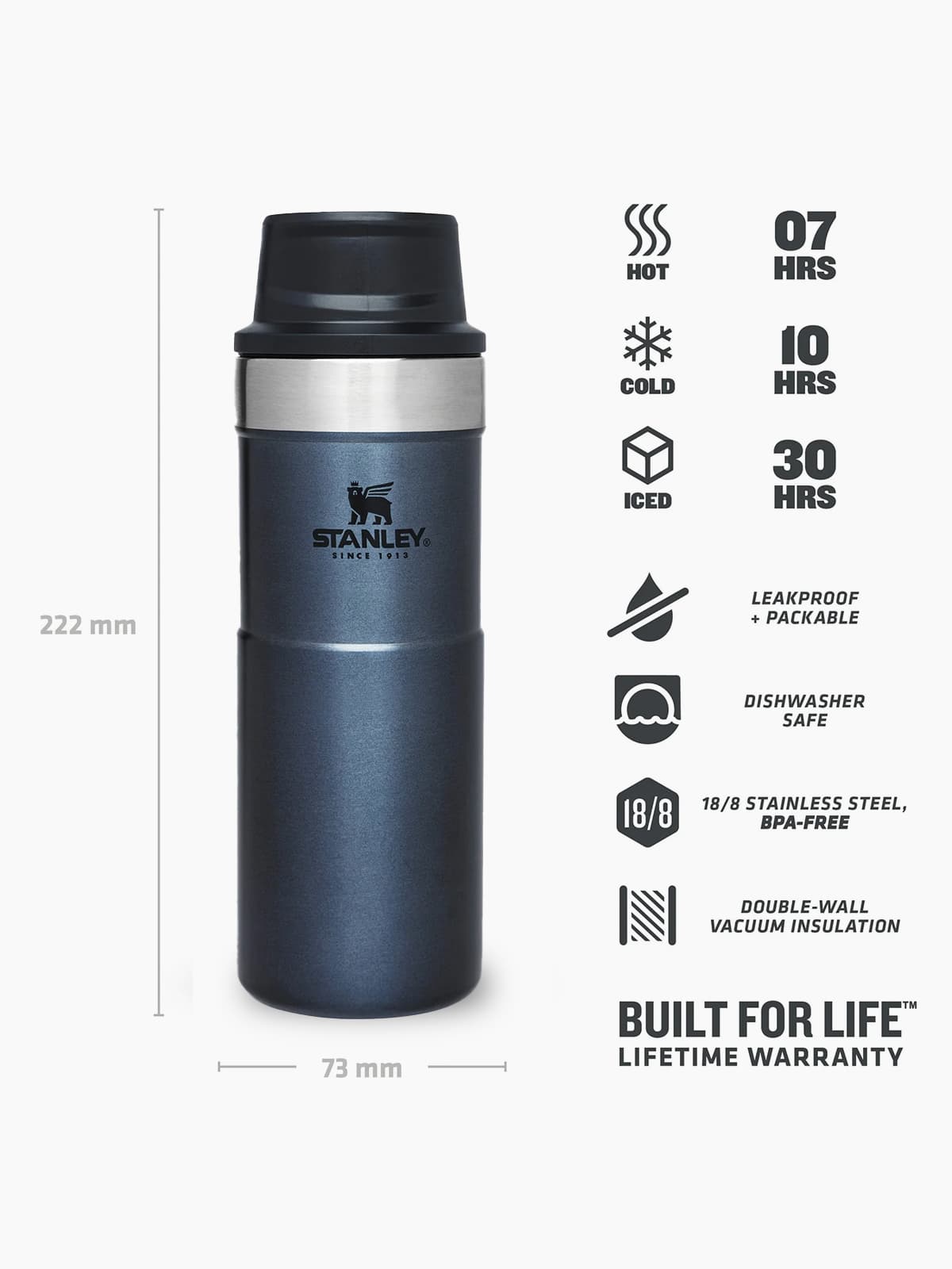 Stanley Classic Trigger-Action Travel Mug 0.47L Termos-2