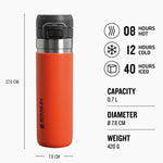 Stanley Stanley The Quick-Flip Go Water Bottle 0.70L Termos