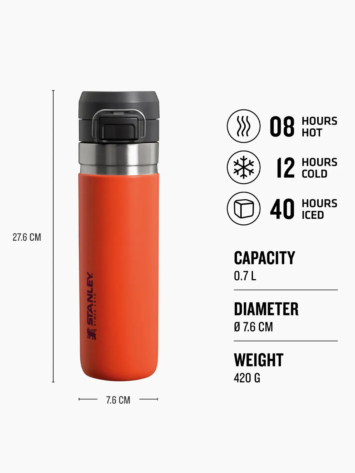 Stanley Stanley The Quick-Flip Go Water Bottle 0.70L Termos