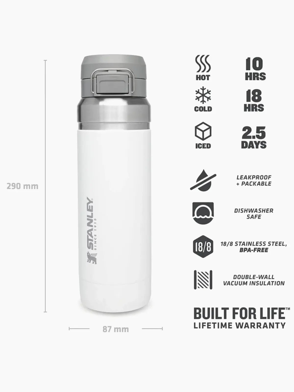 Stanley Stanley The Quick-Flip Go Water Bottle 1.06L Termos