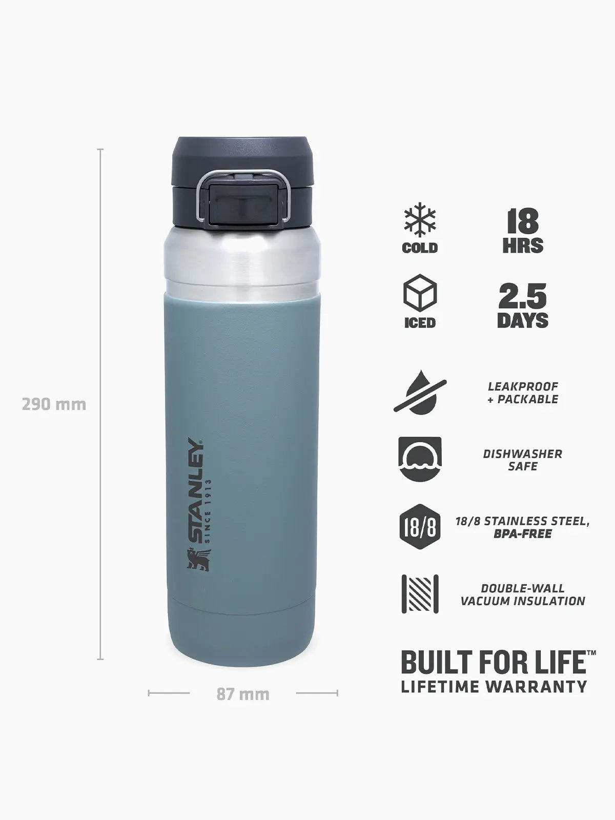 Stanley Stanley The Quick-Flip Go Water Bottle 1.06L Termos