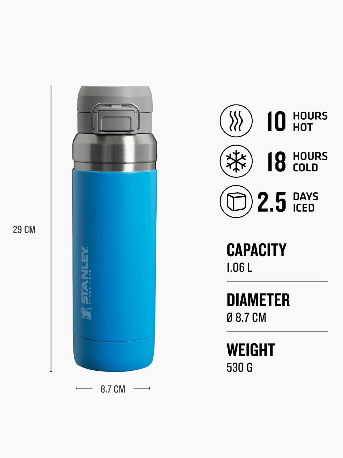 Stanley Stanley The Quick-Flip Go Water Bottle 1.06L Termos