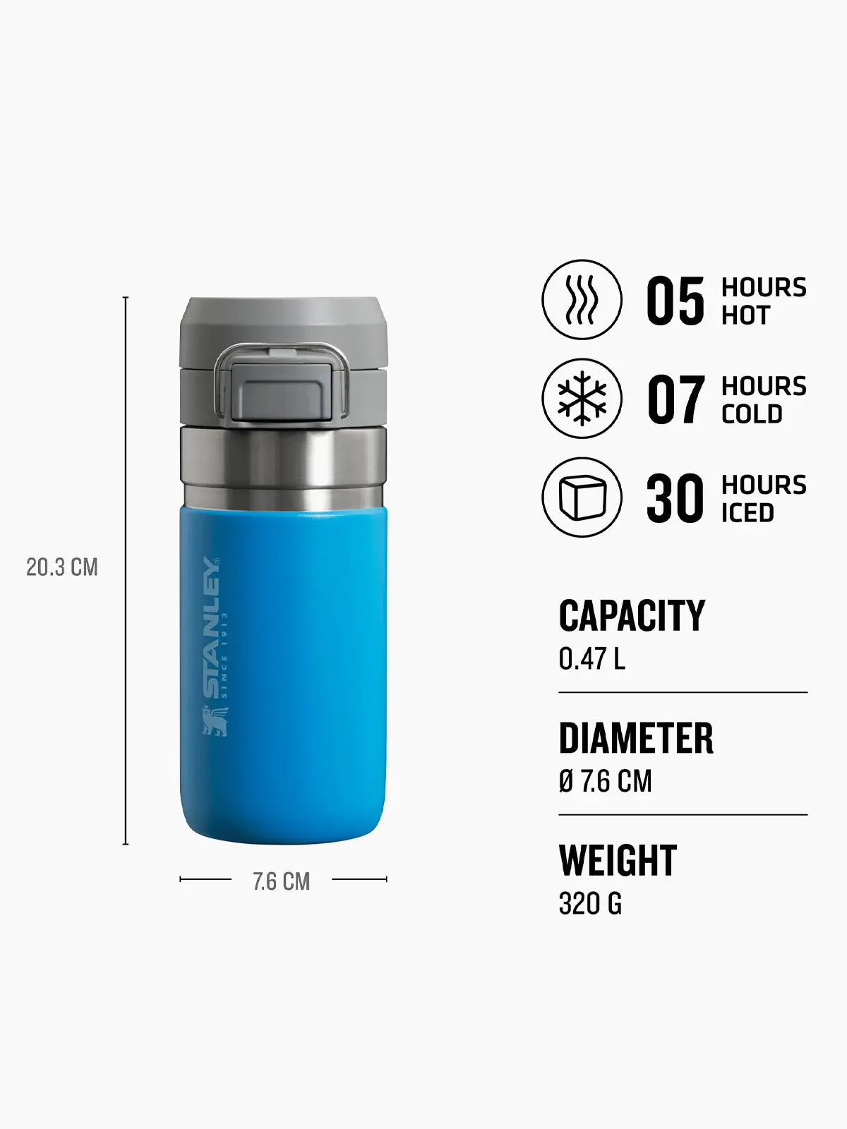 Stanley Stanley The Quick-Flip Go Water Bottle 0.47L Termos